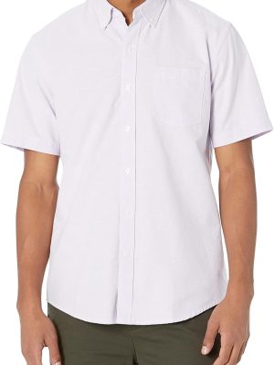 Men's Regular-Fit Short-Sleeve Pocket Oxford Shirt