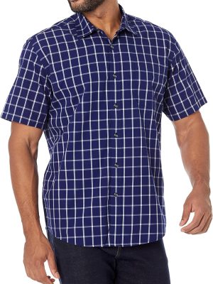 Men's Regular-Fit Short-Sleeve Poplin Shirt