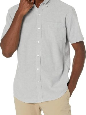 Men's Regular-Fit Short-Sleeve Pocket Oxford Shirt